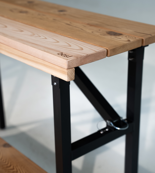 Bast Cedar Sauna Benches (Set of 2)