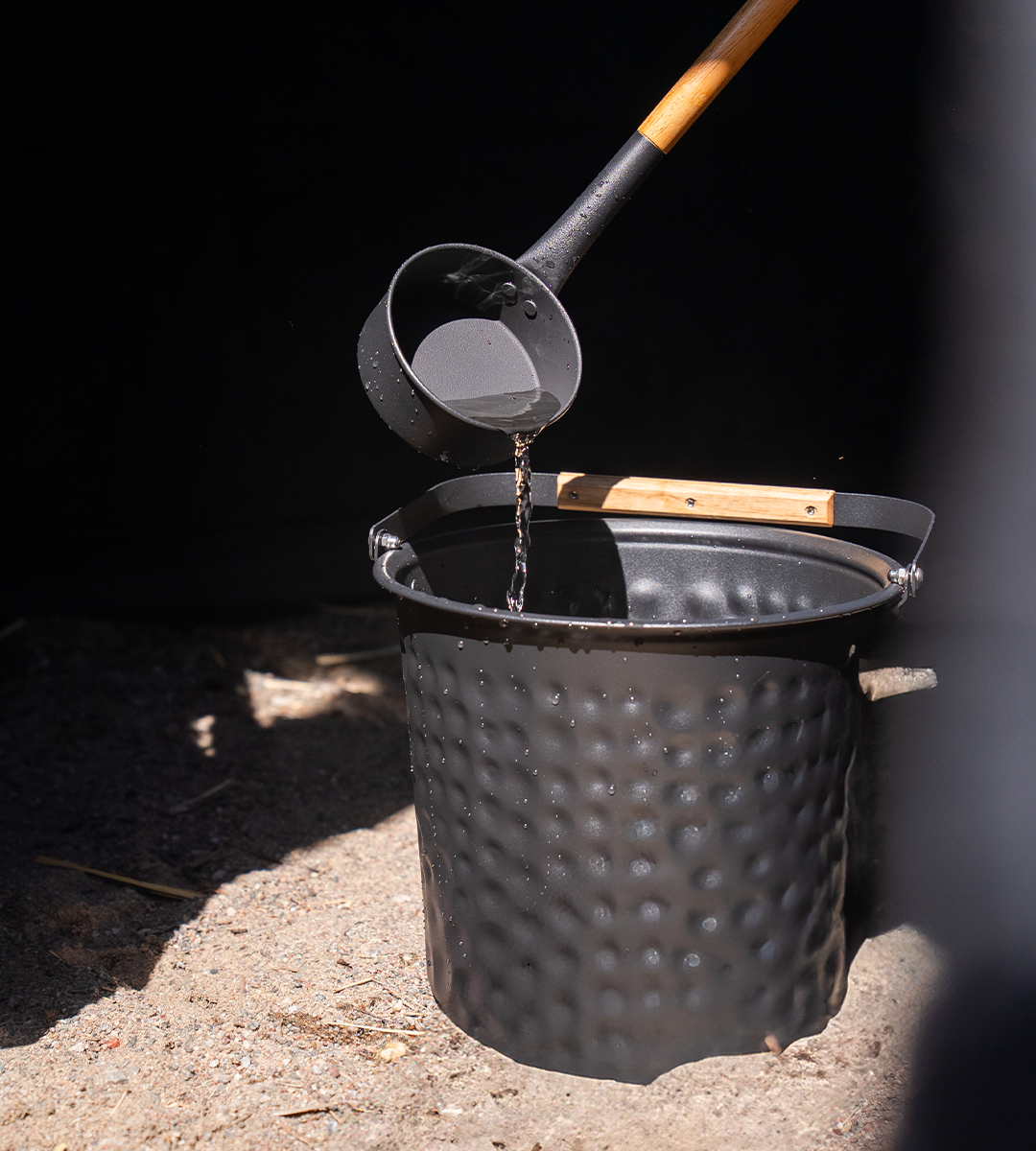 Sauna Bucket & Ladle Set